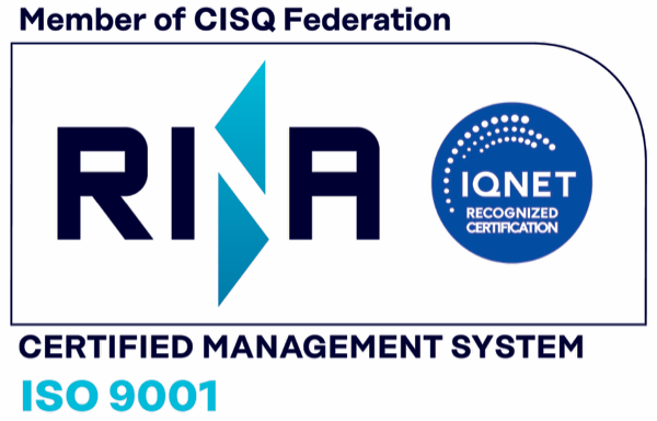 Certificazione ISO 9001 — RINA (CISQ / IQNET)